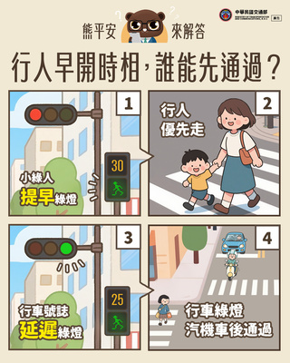 早開讓行人安心走圖片
