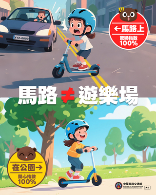 滑板車騎上馬路就GG_(115年)圖片
