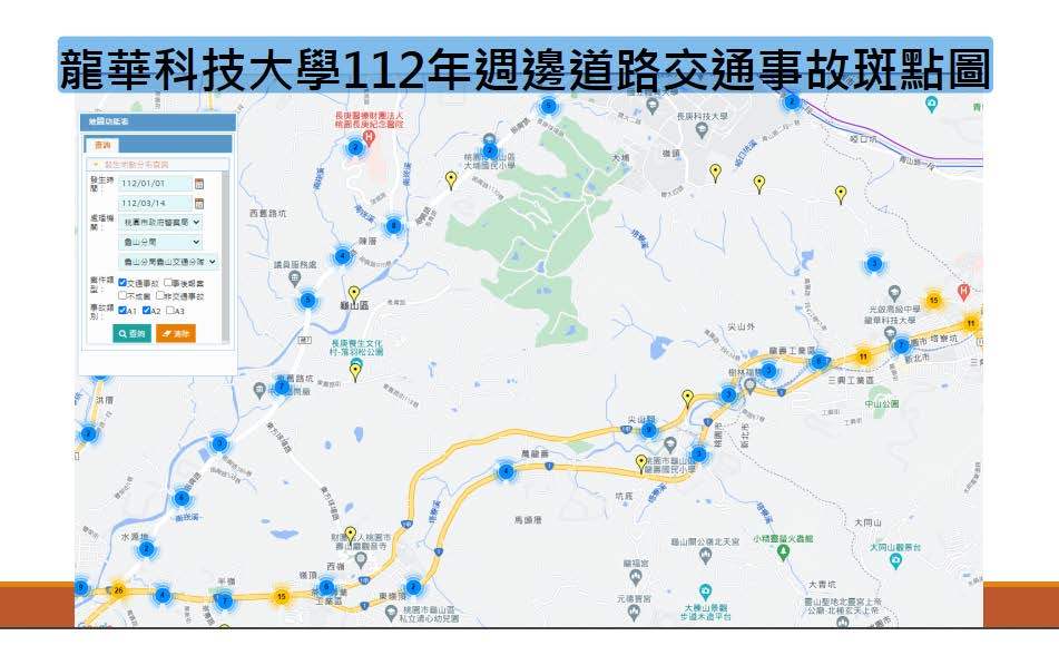 112年周邊道路交通事故斑點圖二